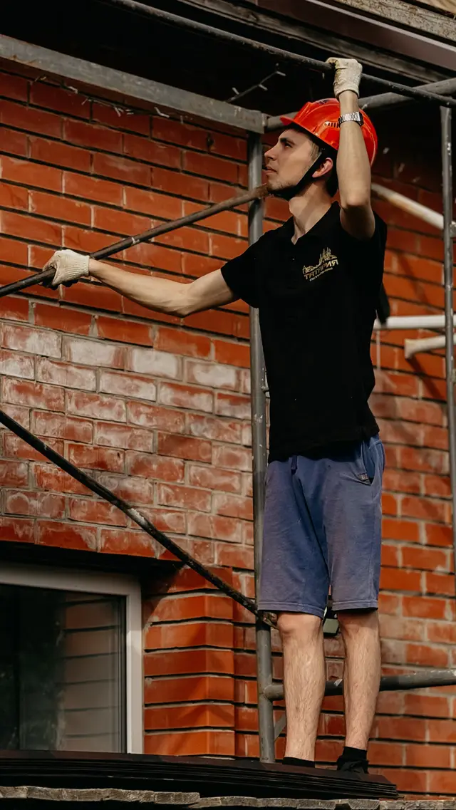 Example photo: brickwork repairs (re-pointing)