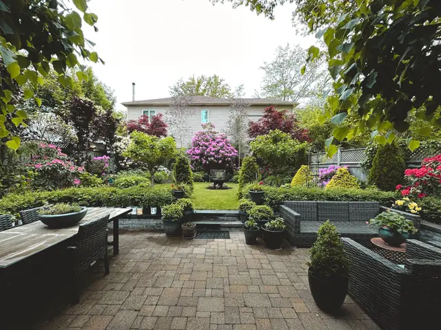 Example photo: paved garden terrace (patios & paving)