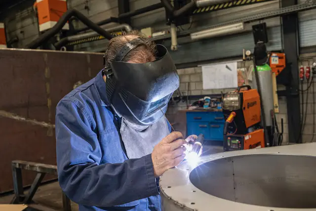 Example photo: stainless steel fabrication (aluminium & stainless steel)