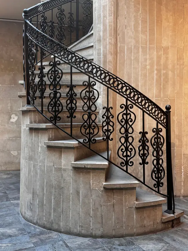 Example photo: ornate balustrade (metalwork & railings)
